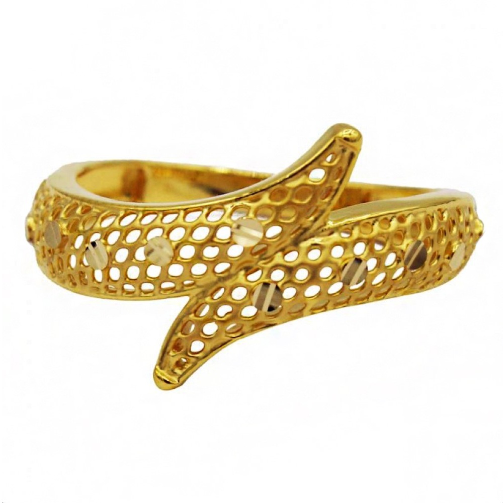 Fine Jewelry 22 Kt  Solid Yellow Gold Women'S Engagement Ring Size 5-9