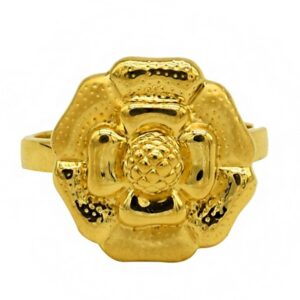 Fine Jewelry 22 Kt  Solid Yellow Gold Women'S Engagement Ring Size 5-9