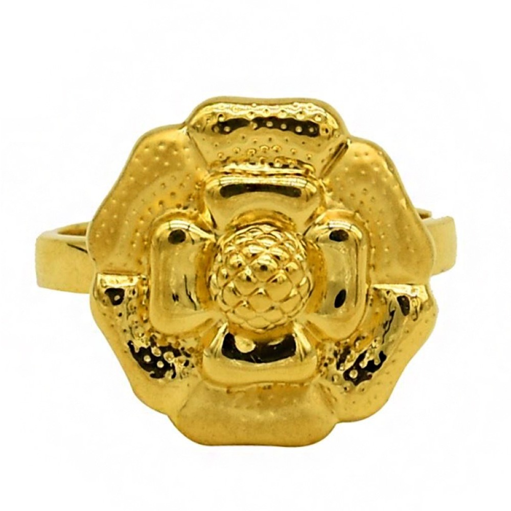 Fine Jewelry 22 Kt  Solid Yellow Gold Women'S Engagement Ring Size 5-9