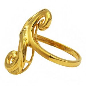 Fine Jewelry 22 Kt  Solid Yellow Gold Women'S Engagement Ring Size 5-9