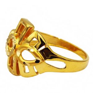 Fine Jewelry 22 Kt  Solid Yellow Gold Women'S Engagement Ring Size 5-9