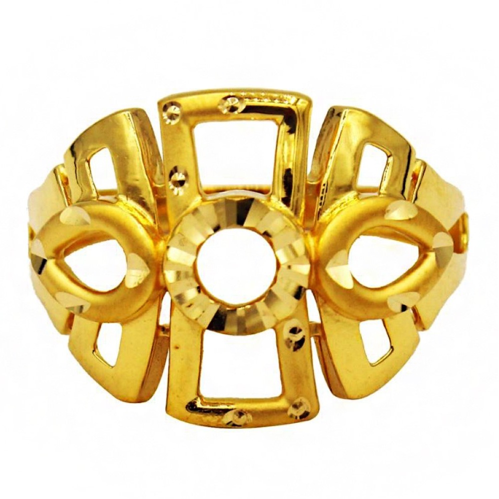 Fine Jewelry 22 Kt  Solid Yellow Gold Women'S Engagement Ring Size 5-9