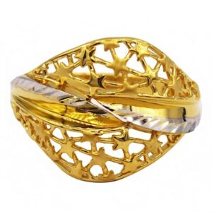 Fine Jewelry 22 Kt  Solid Yellow Gold Women'S Engagement Ring Size 5-9