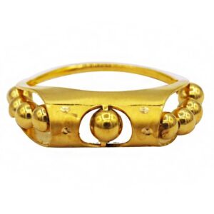 Fine Jewelry 22 Kt  Solid Yellow Gold Women'S Engagement Ring Size 5-9