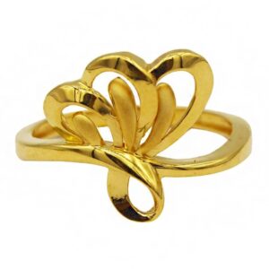 Fine Jewelry 22 Kt  Solid Yellow Gold Women'S Engagement Ring Size 5-9