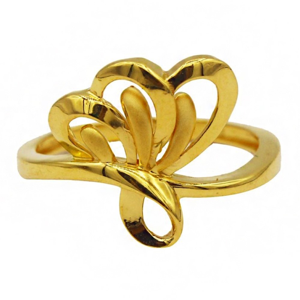 Fine Jewelry 22 Kt  Solid Yellow Gold Women'S Engagement Ring Size 5-9