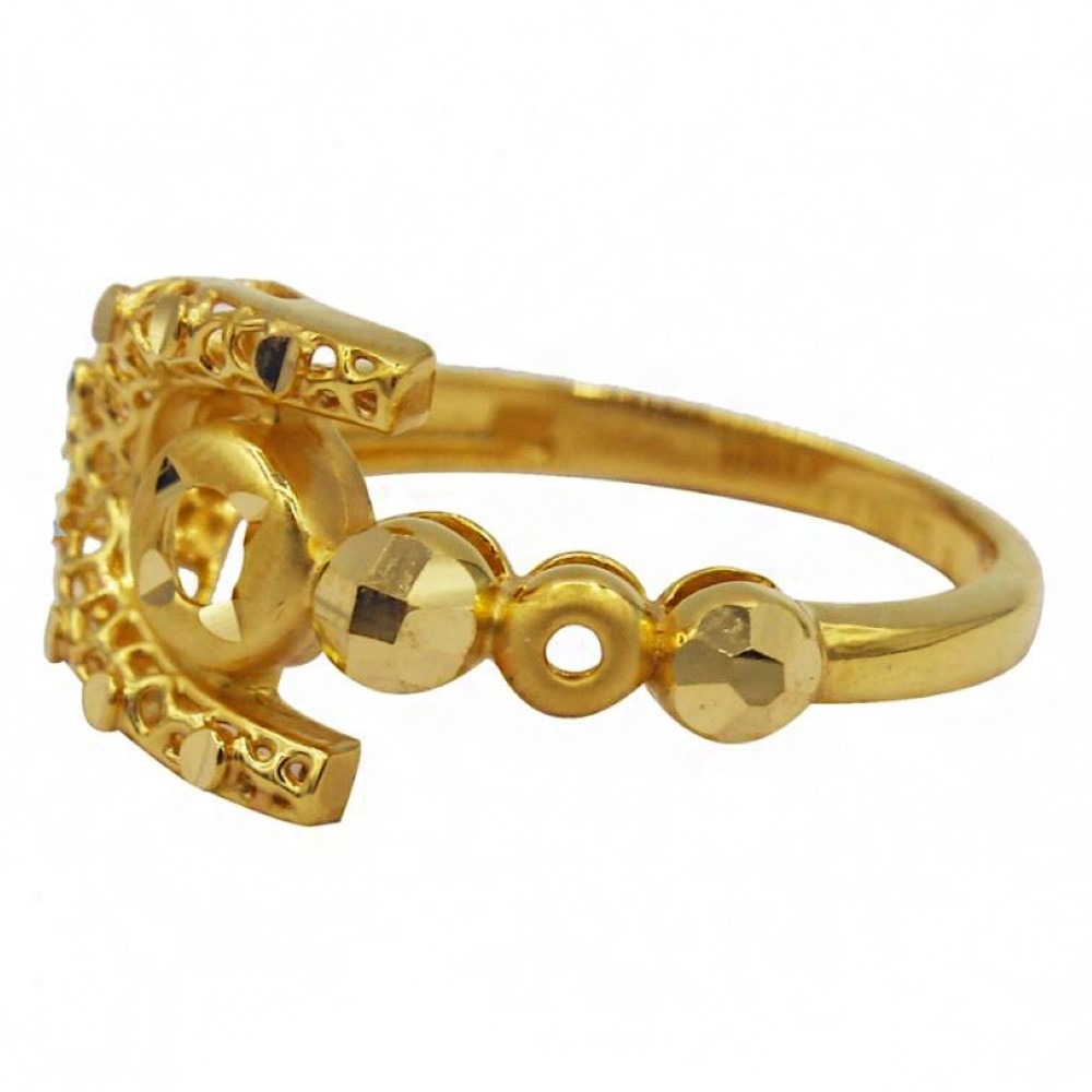 Fine Jewelry 22 Kt Solid Yellow Gold Women'S Engagement Ring Size 5-9 - Image 2