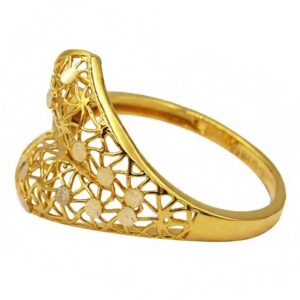 Fine Jewelry 22 Kt  Solid Yellow Gold Women'S Engagement Ring Size 5-9