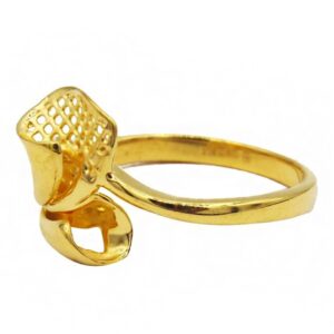 Fine Jewelry 22 Kt  Solid Yellow Gold Women'S Engagement Ring Size 5-9