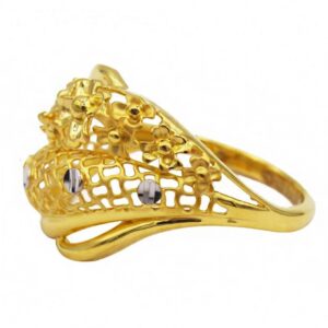 Fine Jewelry 22 Kt  Solid Yellow Gold Women'S Engagement Ring Size 5-9