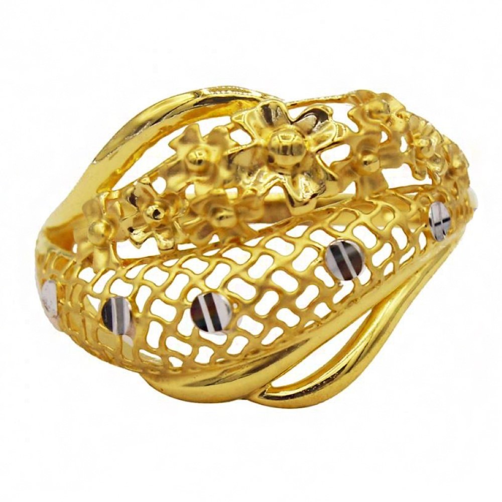 Fine Jewelry 22 Kt  Solid Yellow Gold Women'S Engagement Ring Size 5-9