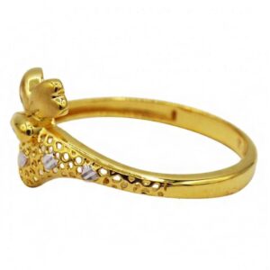 Fine Jewelry 22 Kt  Solid Yellow Gold Women'S Engagement Ring Size 5-9