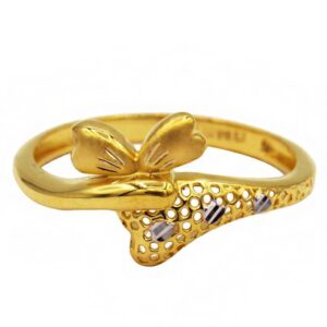 Fine Jewelry 22 Kt  Solid Yellow Gold Women'S Engagement Ring Size 5-9