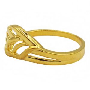 Fine Jewelry 22 Kt  Solid Yellow Gold Women'S Engagement Ring Size 5-9