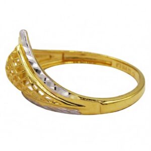 Fine Jewelry 22 Kt  Solid Yellow Gold Women'S Engagement Ring Size 5-9