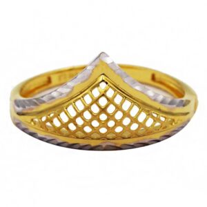 Fine Jewelry 22 Kt  Solid Yellow Gold Women'S Engagement Ring Size 5-9