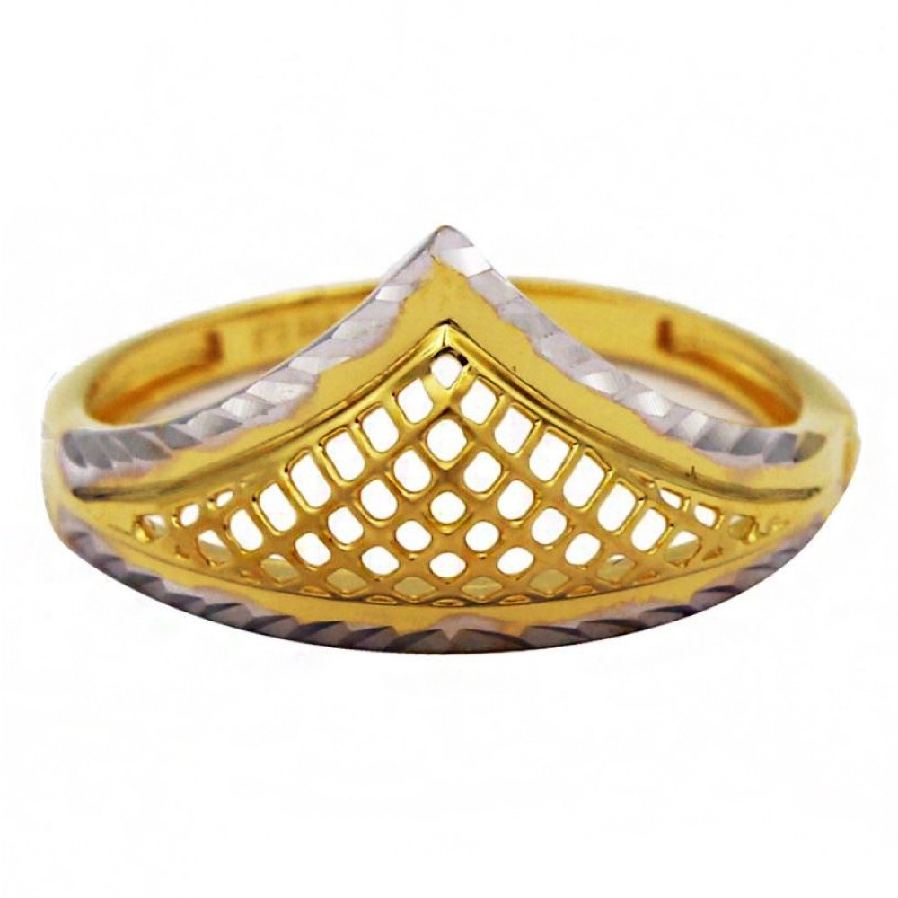 Fine Jewelry 22 Kt  Solid Yellow Gold Women'S Engagement Ring Size 5-9