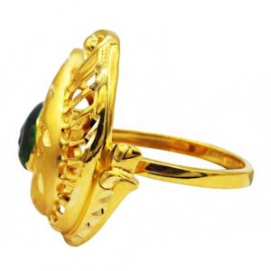 Fine Jewelry 22 Kt  Solid Yellow Gold Women'S Engagement Ring Size 5-9