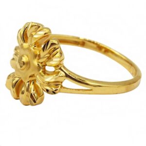 Fine Jewelry 22 Kt  Solid Yellow Gold Women'S Engagement Ring Size 5-9