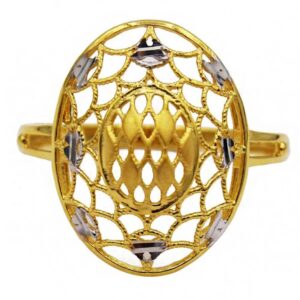 Fine Jewelry 22 Kt  Solid Yellow Gold Women'S Engagement Ring Size 5-9