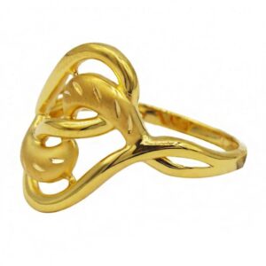 Fine Jewelry 22 Kt  Solid Yellow Gold Women'S Engagement Ring Size 5-9