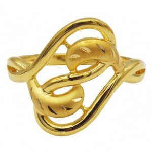 Fine Jewelry 22 Kt  Solid Yellow Gold Women'S Engagement Ring Size 5-9