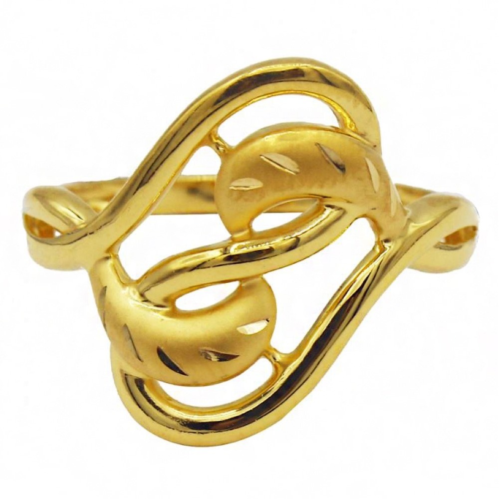 Fine Jewelry 22 Kt  Solid Yellow Gold Women'S Engagement Ring Size 5-9