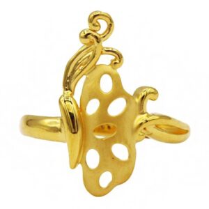 Fine Jewelry 22 Kt  Solid Yellow Gold Women'S Engagement Ring Size 5-9