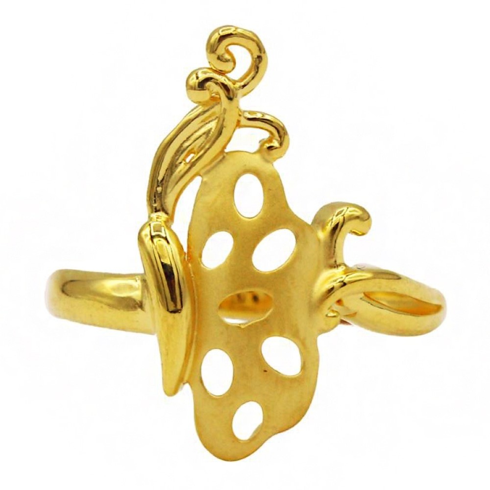 Fine Jewelry 22 Kt  Solid Yellow Gold Women'S Engagement Ring Size 5-9