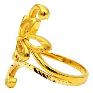 Fine Jewelry 22 Kt  Solid Yellow Gold Women'S Engagement Ring Size 5-9