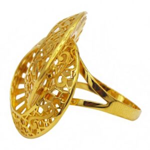Fine Jewelry 22 Kt  Solid Yellow Gold Women'S Engagement Ring Size 5-9
