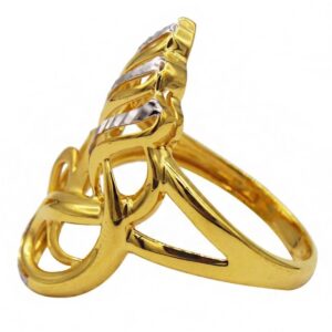 Fine Jewelry 22 Kt  Solid Yellow Gold Women'S Engagement Ring Size 5-9