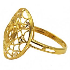 Fine Jewelry 22 Kt  Solid Yellow Gold Women'S Engagement Ring Size 5-9
