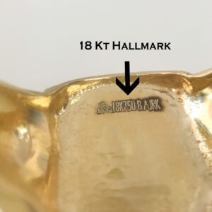 Fine Jewelry 18 Kt Hallmark  Solid Yellow Gold Men'S Ring Size 8-12
