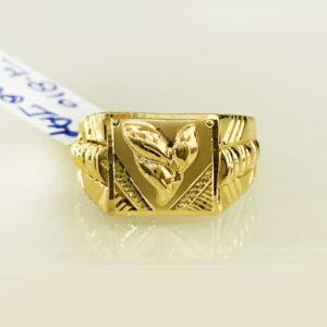 Fine Jewelry 18 Kt Hallmark  Solid Yellow Gold Men'S Ring Size 8-12