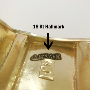 Fine Jewelry 18 Kt Hallmark  Solid Yellow Gold Men'S Ring Size 8-12