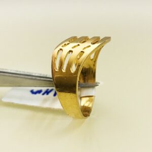 Fine Jewelry 18 Kt Hallmark  Solid Yellow Gold Women'S Ring Size 5-9