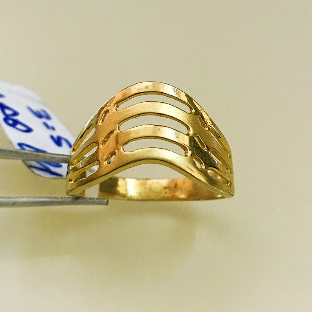 Fine Jewelry 18 Kt Hallmark Solid Yellow Gold Women'S Ring Size 5-9 - Image 2