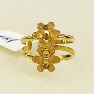 Fine Jewelry 18 Kt Hallmark  Solid Yellow Gold Women'S Ring Size 5-9
