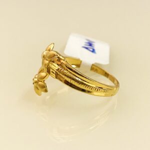 Fine Jewelry 18 Kt Hallmark  Solid Yellow Gold Women'S Ring Size 5-9