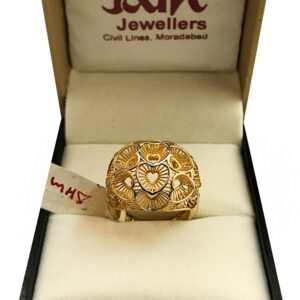 Fine Jewelry 18 Kt Hallmark  Solid Yellow Gold Women'S Ring Size 5-9