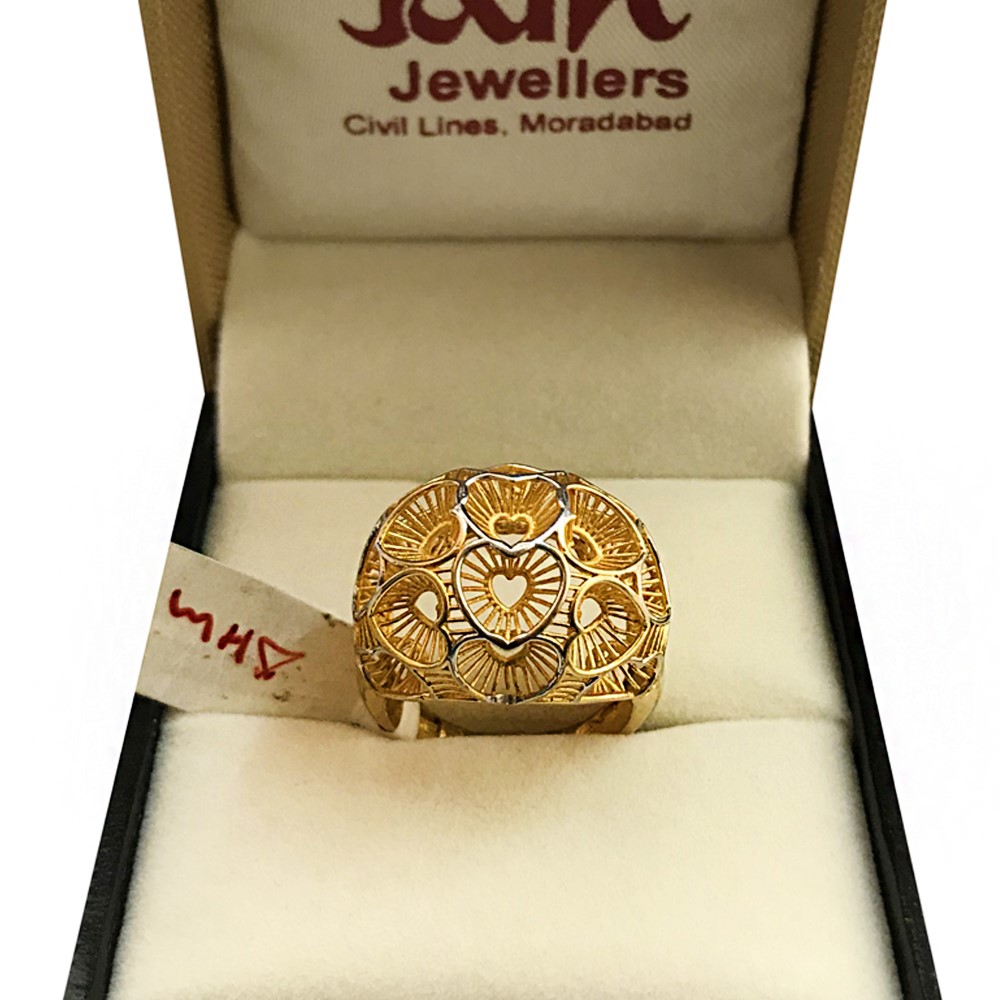 Fine Jewelry 18 Kt Hallmark Solid Yellow Gold Women'S Ring Size 5-9 - Image 5