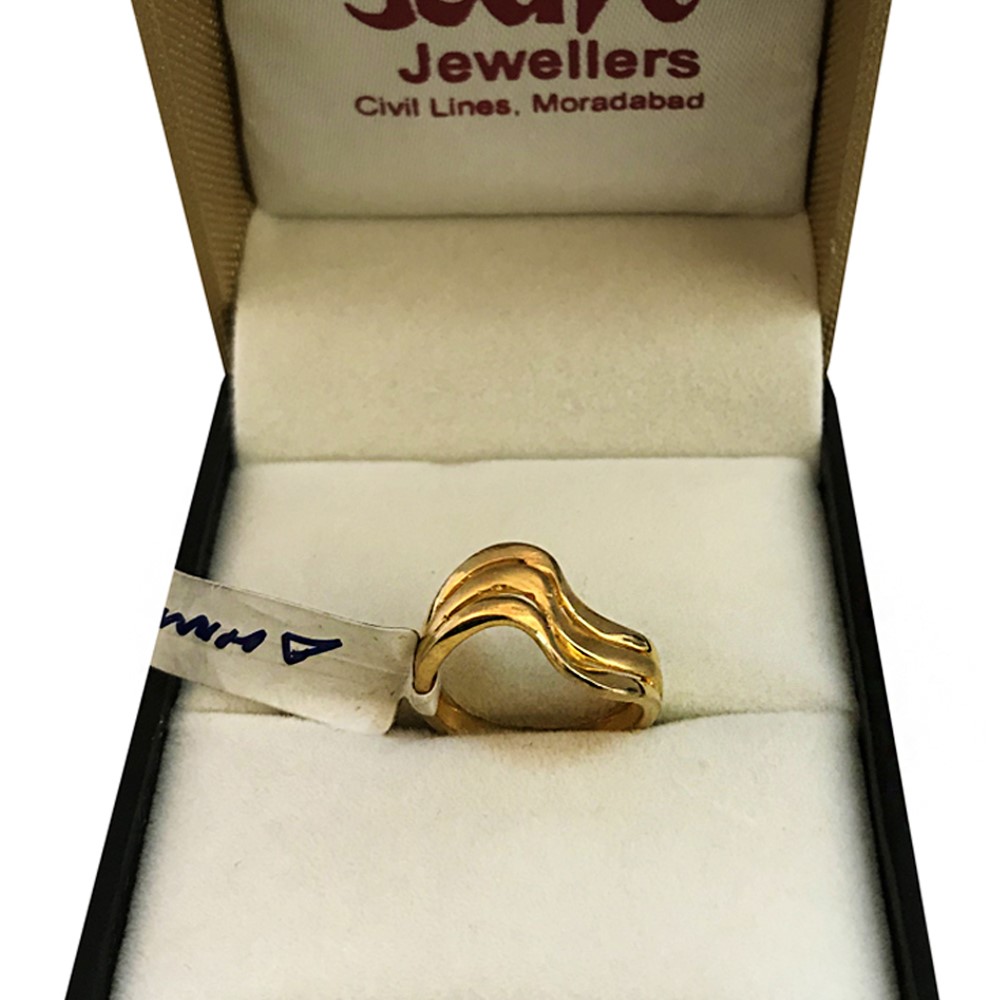 Fine Jewelry 18 Kt Hallmark Solid Yellow Gold Women'S Ring Size 5-9