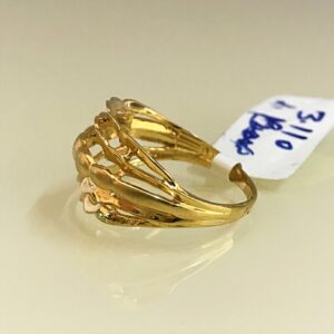 Fine Jewelry 18 Kt Hallmark  Solid Yellow Gold Women'S Ring Size 5-9