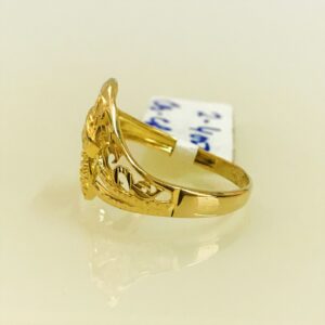 Fine Jewelry 18 Kt Hallmark  Solid Yellow Gold Women'S Ring Size 5-9