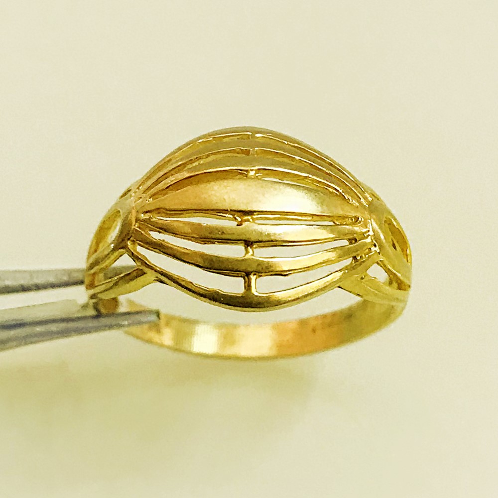 Fine Jewelry 18 Kt Hallmark  Solid Yellow Gold Women'S Ring Size 5-9