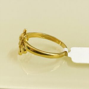 Fine Jewelry 18 Kt Hallmark  Solid Yellow Gold Women'S Ring Size 5-9