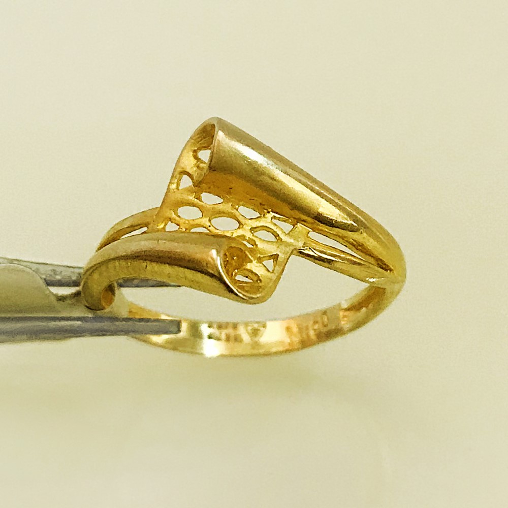 Fine Jewelry 18 Kt Hallmark  Solid Yellow Gold Women'S Ring Size 5-9