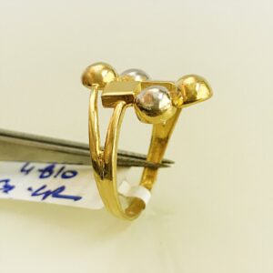 Fine Jewelry 18 Kt Hallmark  Solid Yellow Gold Women'S Ring Size 5-9