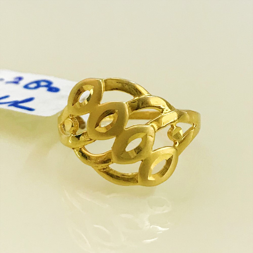 Fine Jewelry 18 Kt Hallmark Solid Yellow Gold Women'S Ring Size 5-9 - Image 2